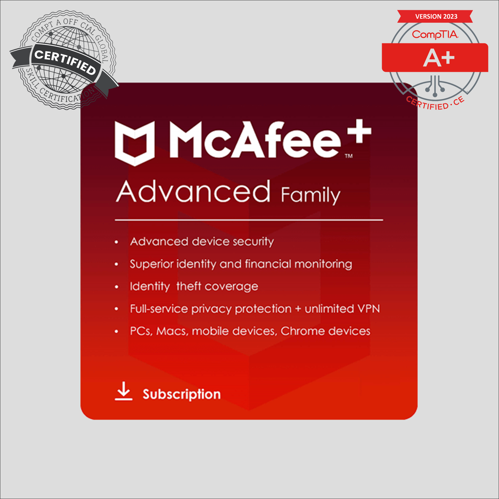 McAfee+ Advanced Family - 1-Year / Unlimited Devices - Europe/UK